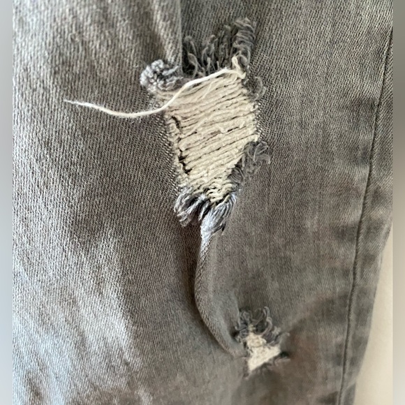 J Brand Designer Ripped Jeans Grey Men’s Slim Straight 32W x 28L - Picture 5 of 6